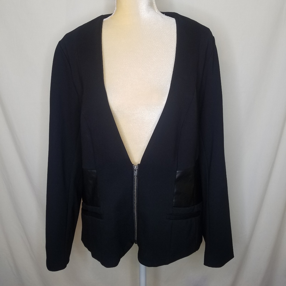 Torrid black blazer size 2